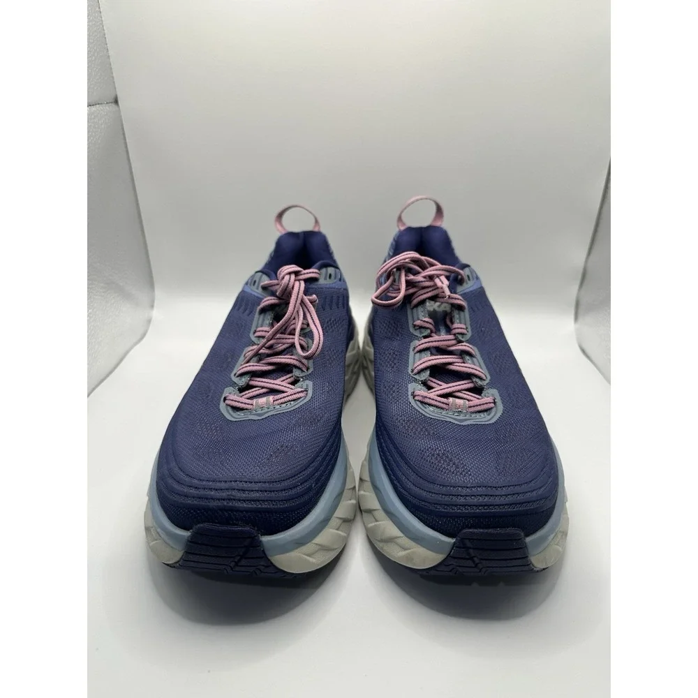 Size 9.5 - Hoka One One Bondi 6 Blue - 1019270-MBRB Women